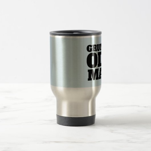 GRUMPY OUDE MAN STAINLESS STEEL COFFEE MOK (Center)
