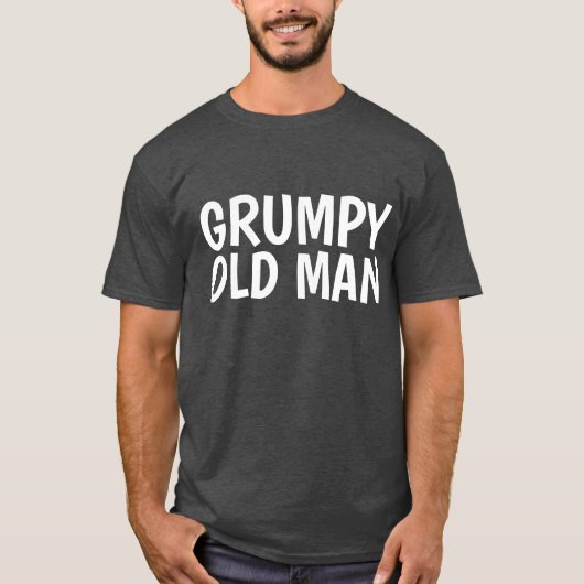 GRUMPY OUDE MAN T-SHIRTS (Voorkant)