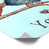 Grumpy Owl Poster voor kinderen (Hoek)