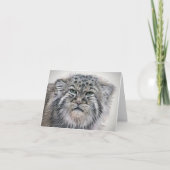 Grumpy Pallas Cat notecard Bedankkaart (Voorkant)