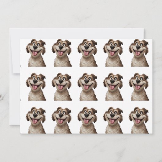 Grumpy Paws Funny Dog Vaderdag Kaart Notitiekaartje (Achterkant)