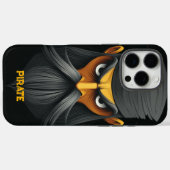 Grumpy Pirate Portrait Case-Mate iPhone Case (Achterkant (horizontaal))