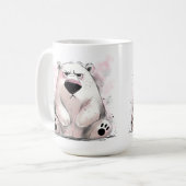 Grumpy Polar-Beer Koffiemok (Voorkant links)