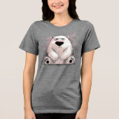 Grumpy Polar-Beer Tri-Blend Shirt (Voorkant)