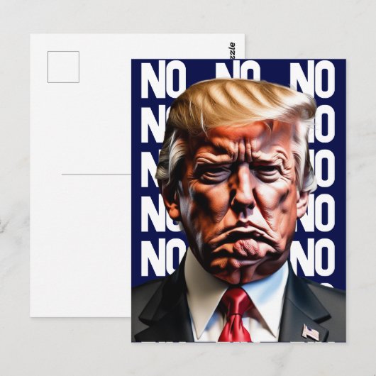 Grumpy Pouty Trump-Briefkaart Briefkaart (Voorkant / Achterkant)