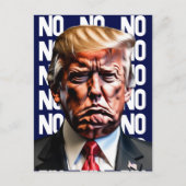 Grumpy Pouty Trump-Briefkaart Briefkaart (Voorkant)
