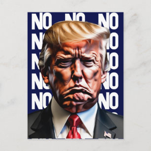 Grumpy Pouty Trump-Briefkaart Briefkaart