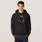 Grumpy Pug Drinks Whisky Hoodie (Voorkant volledig)