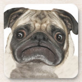 Grumpy Puggy Cadeaus Drankjes Onderzetter (Voorkant)