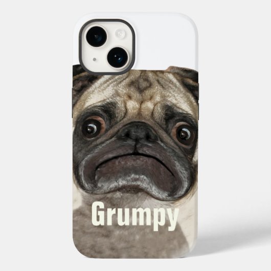 Grumpy Puggy Gifts Case-Mate iPhone Case (Achterkant)