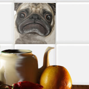 Grumpy Puggy Gifts Tegeltje