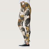 Grumpy Pugs / Funny Cute Pug Dogs Puppies Patroon Leggings (Links)