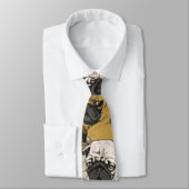 Grumpy Pugs / Funny Cute Pug Dogs Puppies Patroon Stropdas (Gebonden)