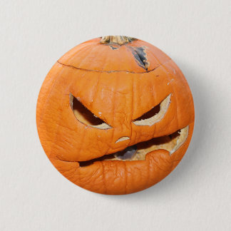 Grumpy Pumpkin Ronde Button 5,7 Cm