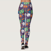 Grumpy Pumpkins Halloween Leggings (Achterkant)