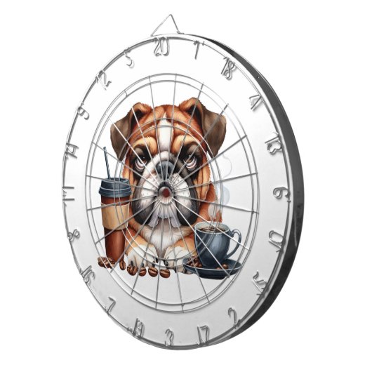 Grumpy Pup Dartboard Dartbord (Voorkant Rechts)