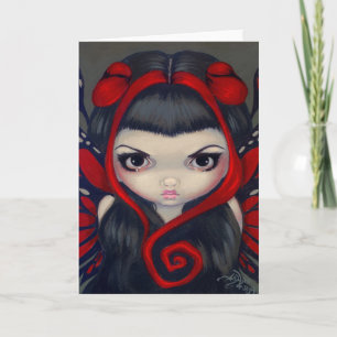 "Grumpy Red Fairy" Wenskaart Kaart