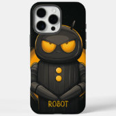 Grumpy Robot gepersonaliseerd Case-Mate iPhone Case (Achterkant)