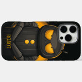 Grumpy Robot gepersonaliseerd Case-Mate iPhone Case (Achterkant (horizontaal))