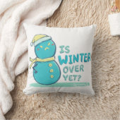 Grumpy S. Illustratie: IS DE WINTER AL VOORBIJ? Kussen (Deken)