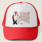 Grumpy Santa Hat Trucker Pet (Voorkant)