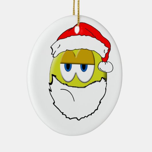 Grumpy Santa Keramisch Ornament (Rechts)