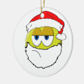 Grumpy Santa Keramisch Ornament (Links)
