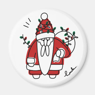 grumpy santa magneet