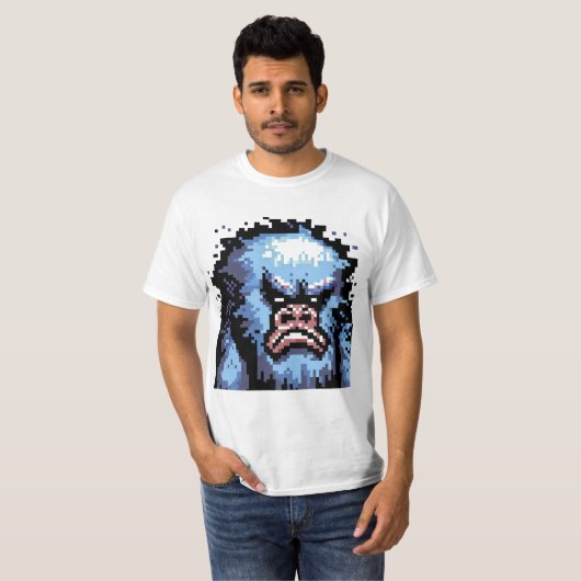 Grumpy Sasquatch Variant 4 T-shirt (Voorkant volledig)
