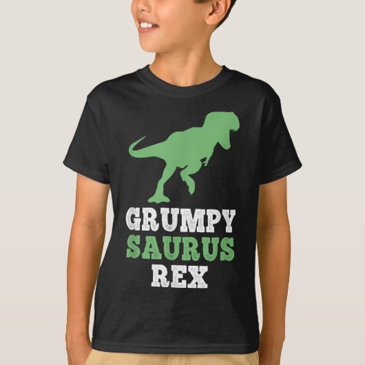 Grumpy-saurus Rex Dino Dinosaur Funny Grumpysaurus T-shirt (Voorkant)