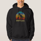 Grumpy Saurus T Rex Dinosaurus Grumpy Saurus Famil Hoodie (Voorkant)