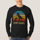 Grumpy Saurus T Rex Dinosaurus Grumpy Saurus Famil T-shirt (Voorkant)