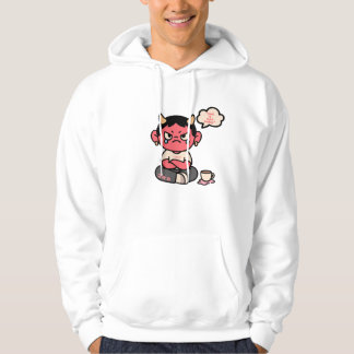 Grumpy Schattige Oni - "De hel is mild vandaag" Hoodie