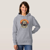 Grumpy Sloth Vintage Funny Retro Shirt Design (Voorkant volledig)