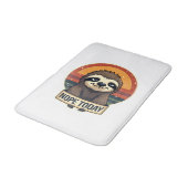 Grumpy Sloth Vintage Funny Retro Shirt Design Badmat (Gekanteld)