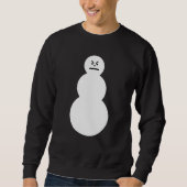 Grumpy Snowman Sweatshirt (Voorkant)