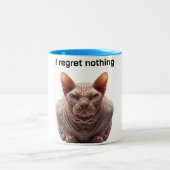 Grumpy Sphynx Cat Coffee Mug Tweekleurige Koffiemok (Center)