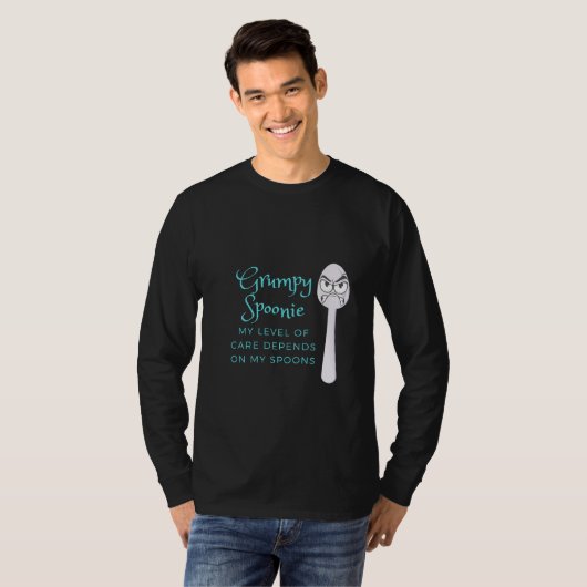 Grumpy Spoonie T-shirt (Voorkant volledig)