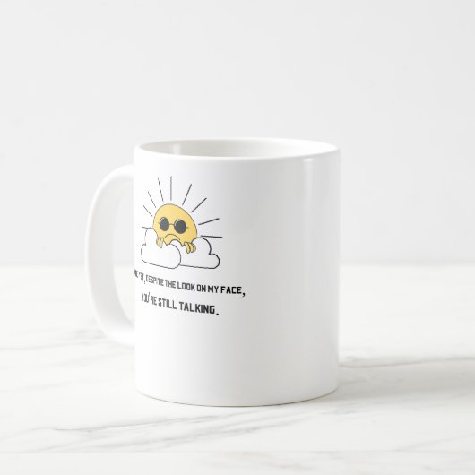 Grumpy sun koffiemok (Voorkant links)