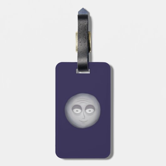 Grumpy Sun, Sleepy Moon Bagagelabel (Achterkant verticaal)