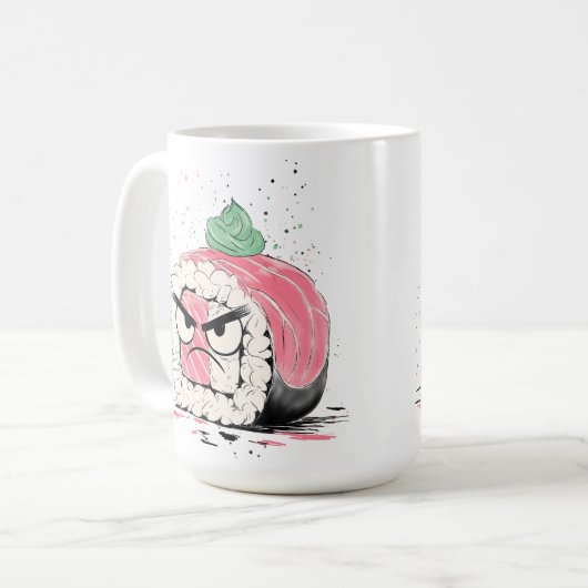 Grumpy Sushi Koffiemok (Voorkant links)