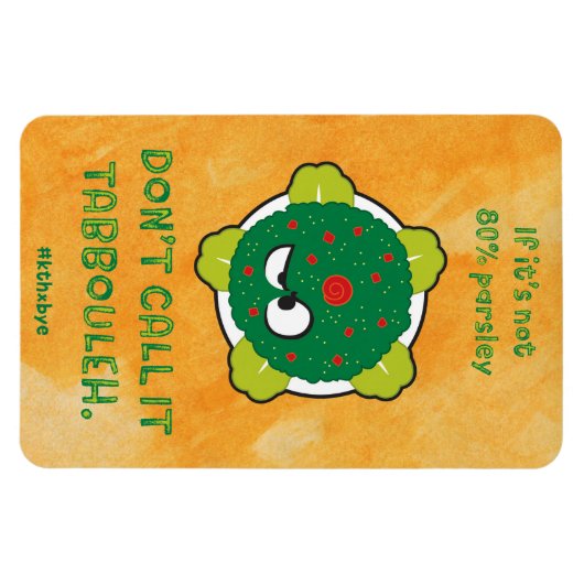 Grumpy Tabbouleh Magneet (Horizontaal)