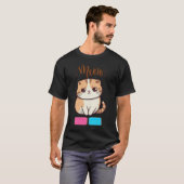 Grumpy Tater Tot Cat - Eten Stemming T-shirt (Voorkant volledig)