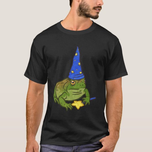 Grumpy Toad Wizard T-shirt (Voorkant)