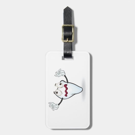 Grumpy Tooth Bagagelabel (Voorkant verticaal)