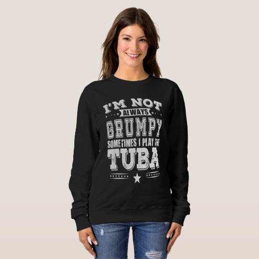 Grumpy Tuba Player Trui (Voorkant volledig)