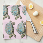 Grumpy Turtle - Theedoek (Quarter Fold)