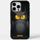 Grumpy Uil gepersonaliseerd Case-Mate iPhone Case (Achterkant)