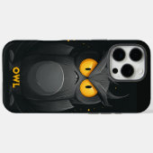 Grumpy Uil gepersonaliseerd Case-Mate iPhone Case (Achterkant (horizontaal))