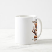 Grumpy Uil Ik zal beginnen te werken wanneer mijn  Koffiemok (Voorkant rechts)